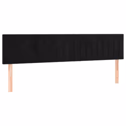 VidaXL 346294, Nero, Poliestere, Legno, 2000 mm, 78 cm, 88 cm, 50 mm