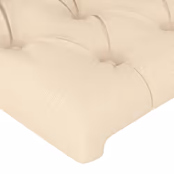 VidaXL 346303 testiera e pedana Crema - Vista aggiuntiva 4