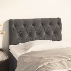 VidaXL 346307 testiera e pedana Grigio scuro