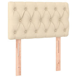 VidaXL 346317 testiera e pedana Crema