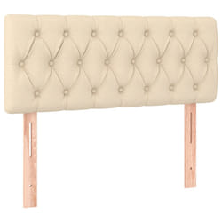 VidaXL 346331 testiera e pedana Crema
