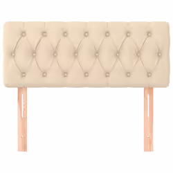 VidaXL 346331 testiera e pedana Crema