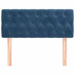 VidaXL 346338 testiera e pedana Blu scuro