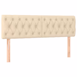 VidaXL 346345, Crema, Poliestere, Legno, 1440 mm, 78 cm, 88 cm, 70 mm