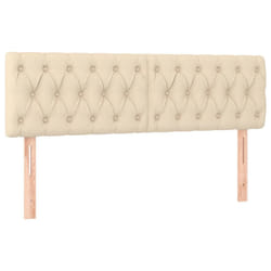 VidaXL 346345 testiera e pedana Crema