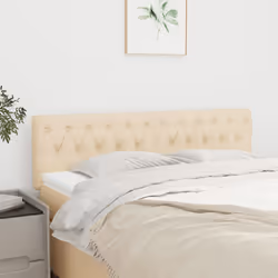 VidaXL 346345 testiera e pedana Crema