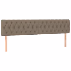 VidaXL 346372, Grigio talpa, Poliestere, Legno, 1800 mm, 78 cm, 88 cm, 70 mm
