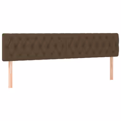 VidaXL 346385, Marrone scuro, Poliestere, Legno, 2000 mm, 78 cm, 88 cm, 70 mm