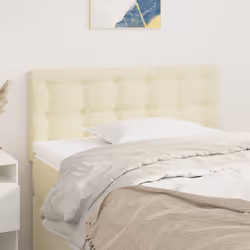 VidaXL 346406 testiera e pedana Crema