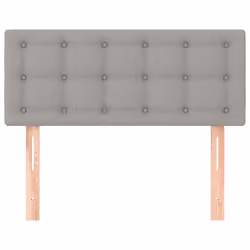 vidaXL Testiera Grigio Chiaro 90x5x78/88 cm in Tessuto - Vista aggiuntiva 3