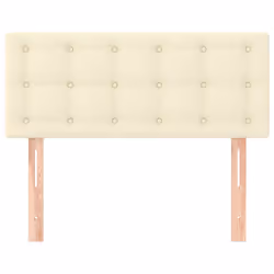VidaXL 346446 testiera e pedana Crema