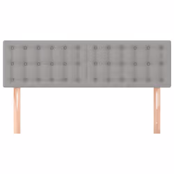 vidaXL Testiere 2 pz Grigio Chiaro 72x5x78/88 cm in Tessuto - Vista aggiuntiva 3