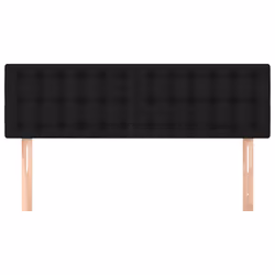 vidaXL Testiere 2 pz Nere72x5x78/88 cm in Tessuto - Vista aggiuntiva 3