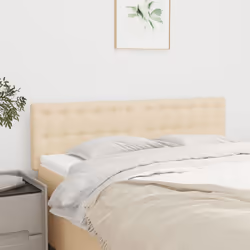 VidaXL 346461 testiera e pedana Crema - Vista aggiuntiva 2