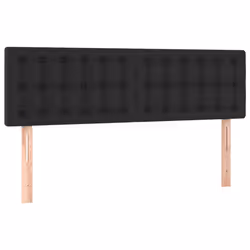 vidaXL Testiere 2 pz Nere 72x5x78/88 cm in Similpelle - Vista aggiuntiva 2