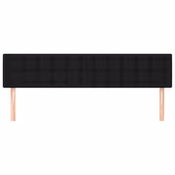 vidaXL Testiera 2 pz Nera 80x5x78/88 cm in Tessuto - Vista aggiuntiva 3