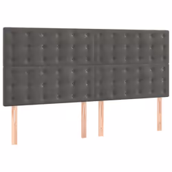 VidaXL 346491, Grigio scuro, Poliestere, Legno, 1600 mm, 78 cm, 88 cm, 50 mm