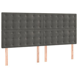 VidaXL 346491 testiera e pedana Grigio scuro