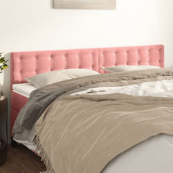 Testiera 2 pz Rosa 80x5x78/88 cm in Vellutocod mxl 95547