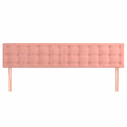 Testiera 2 pz Rosa 80x5x78/88 cm in Vellutocod mxl 95547
