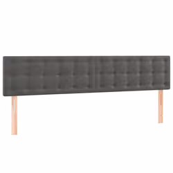 VidaXL 346511, Grigio scuro, Poliestere, Legno, 1800 mm, 78 cm, 88 cm, 50 mm