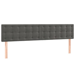 VidaXL 346511 testiera e pedana Grigio scuro