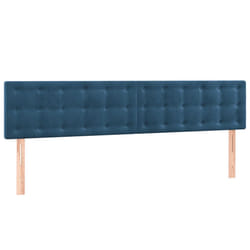 VidaXL 346534 testiera e pedana Blu scuro