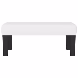 vidaXL Panca Bianca 70x30x30 cm in Similpelle - Vista aggiuntiva 3