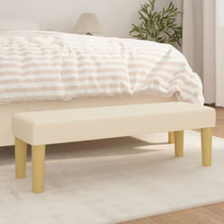 Vidaxl - Panca Crema 100x30x30 cm in Tessuto 792292