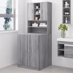 Grazie a questo mobile per lavatrice potete creare e utilizzare in modo ottimale spazio aggiuntivo nel bagno o nella sala lav ...