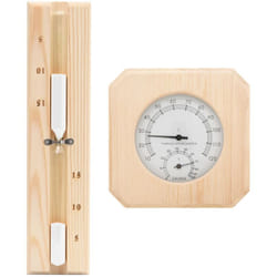 Vidaxl - Set Timer Igrotermografo e Clessidra Sauna 2 in 1 Massello Pino