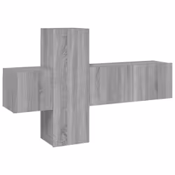 VidaXL 3120225, Grigio, Legno, Legno, 800 mm, 3 pz