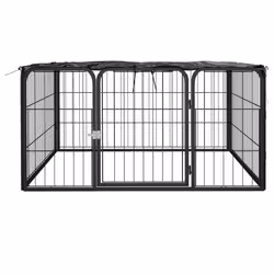 VidaXL 171795 trasportino a gabbia per cane Acciaio - Vista aggiuntiva 2