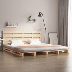 vidaXL Giroletto senza Materasso 160x200 cm in Legno Massello di Pino
