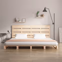 vidaXL Giroletto senza Materasso 160x200 cm in Legno Massello di Pino - Vista aggiuntiva 3