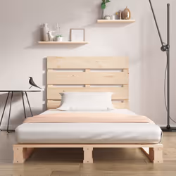 vidaXL Giroletto senza Materasso 75x190 cm in Legno Massello di Pino - Vista aggiuntiva 3