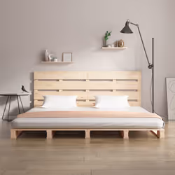 vidaXL Giroletto senza Materasso 135x190 cm in Legno Massello di Pino - Vista aggiuntiva 3