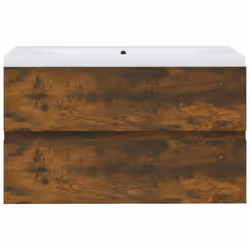Mobile Bagno con Lavabo Integrato Rovere Fumo Legno Multistratocod mxl 73774 - Vista aggiuntiva 3
