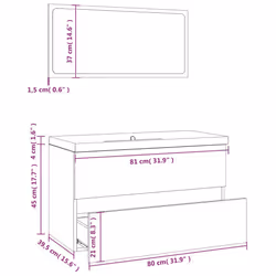 VidaXL 3120348 set di mobili da bagno - Vista aggiuntiva 7