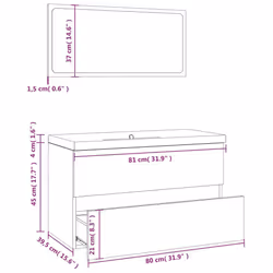 VidaXL 3120349 set di mobili da bagno - Vista aggiuntiva 7