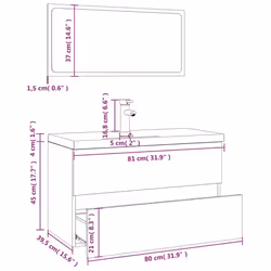 VidaXL 3120352 set di mobili da bagno - Vista aggiuntiva 7