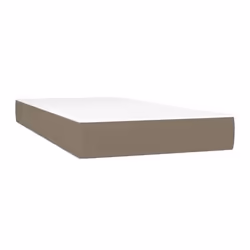 VidaXL 347678, Materasso a molle, Medio, Grigio, Bianco, Adulti, Poliestere, 800 mm