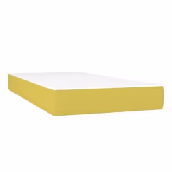 VidaXL 347741, Materasso a molle, Medio, Verde, Bianco, Adulti, Poliestere, 1000 mm