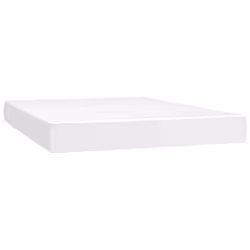 VidaXL 347803, Singolo/matrimoniale, Materasso a molle, Medio, Bianco, Cotone, Poliestere, 1400 mm