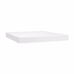 VidaXL 347823, Dimensione King, Materasso a molle, Medio, Bianco, Cotone, Ecopelle, Poliestere, Schiuma