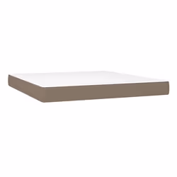 VidaXL 347838, Dimensione Super king, Materasso a molle, Medio, Grigio talpa, Bianco, Poliestere, Schiuma