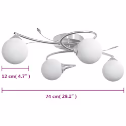 VidaXL 337908 illuminazione da soffitto G9 160 W F - Vista aggiuntiva 6