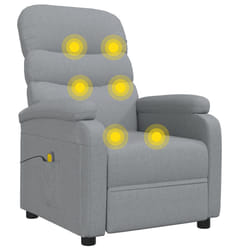 VidaXL 348299 sedia massaggiante elettrica Grigio
