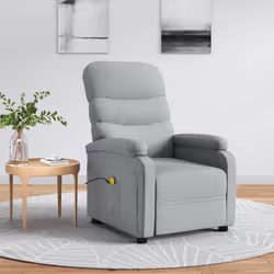VidaXL 348299 sedia massaggiante elettrica Grigio