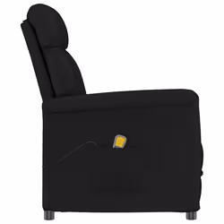 vidaXL Sedia da massaggio Nero 70.5 x 96.5 x 95 cm Pelle sintetica - Vista aggiuntiva 2
